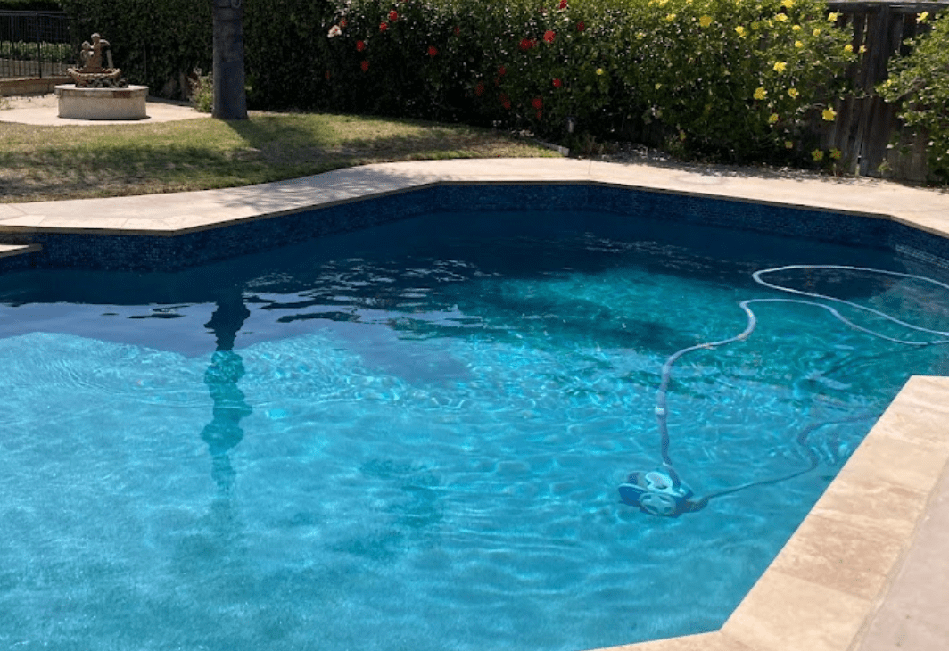 Pool cleaned by Saddleback Mountain Pool & Spa