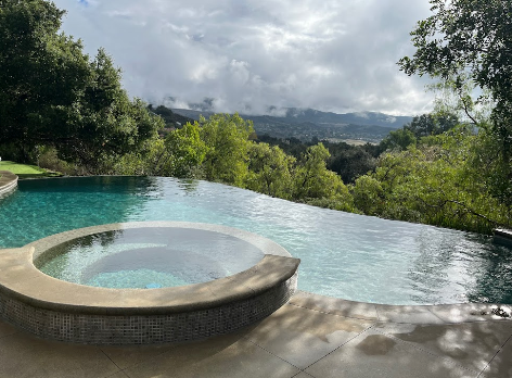 Pristine pool repaired in Orange County, CA